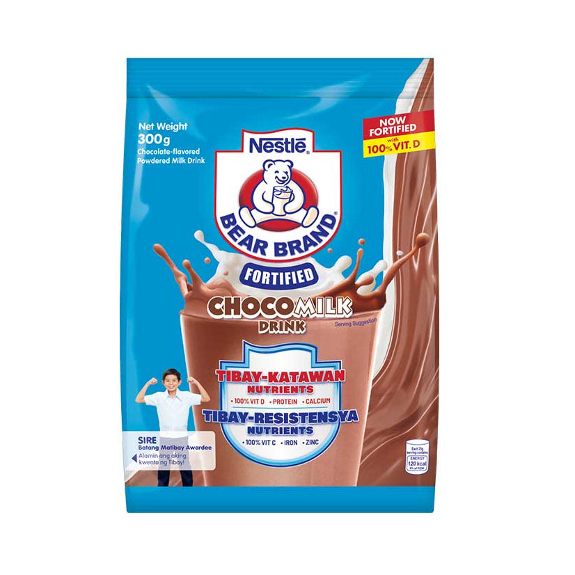 BEAR BRAND Fortified Choco 300g Powdered Milk Drink