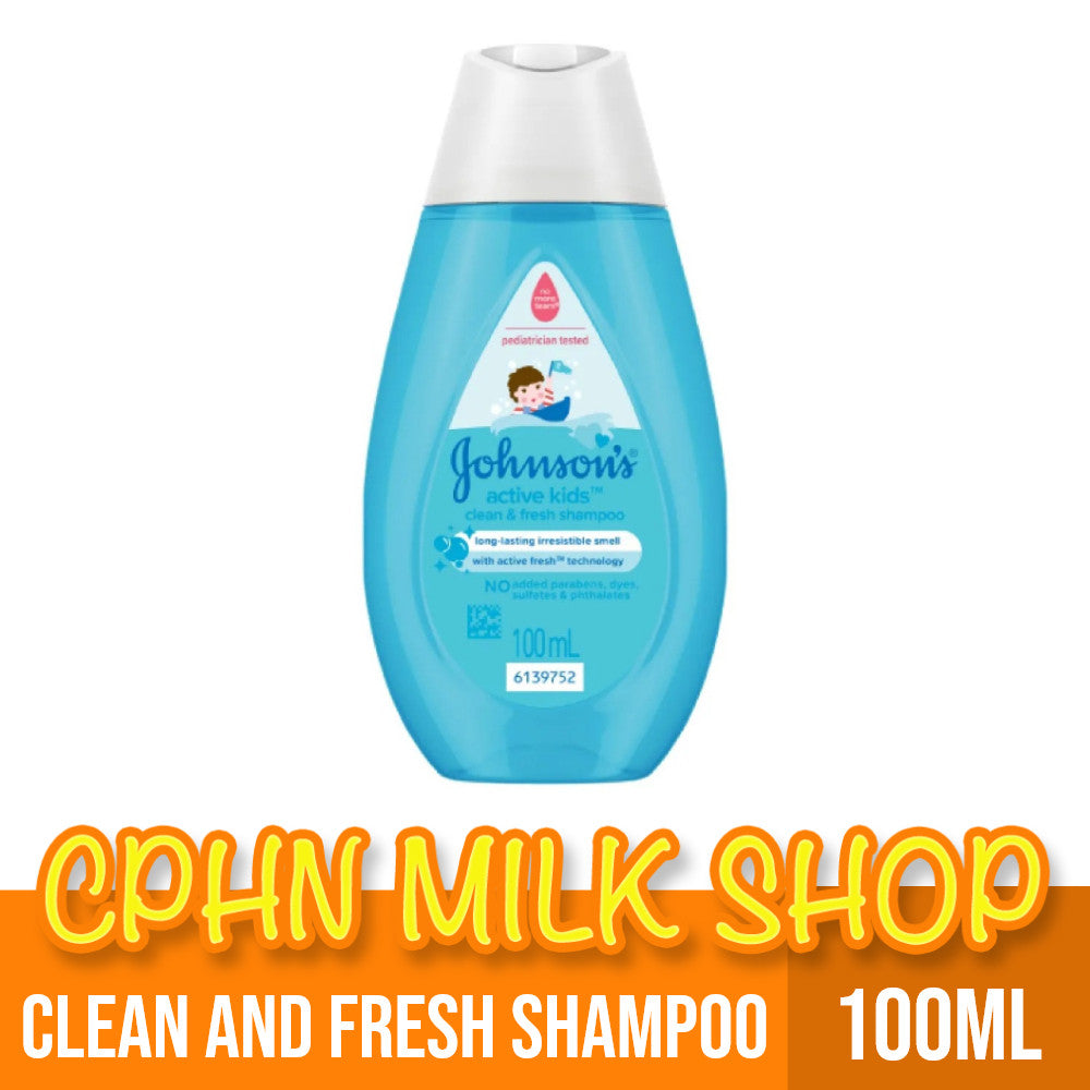 Johnson's Active Kids Clean & Fresh Shampoo 100ml
