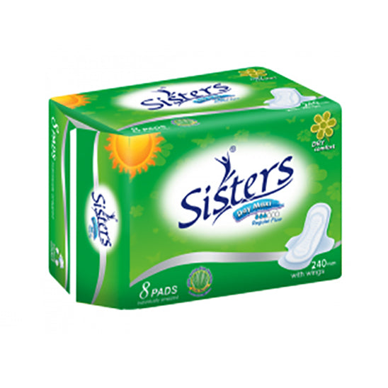 Sisters Sanitary Napkin Net Side (Day-use) 8 Pads