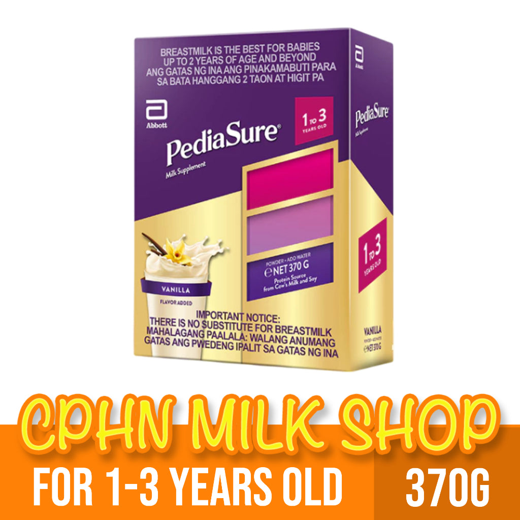 Pediasure Vanilla 370g for 1-3 Years Old Milk Supplement