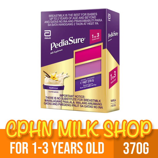 Pediasure Vanilla 370g for 1-3 Years Old Milk Supplement