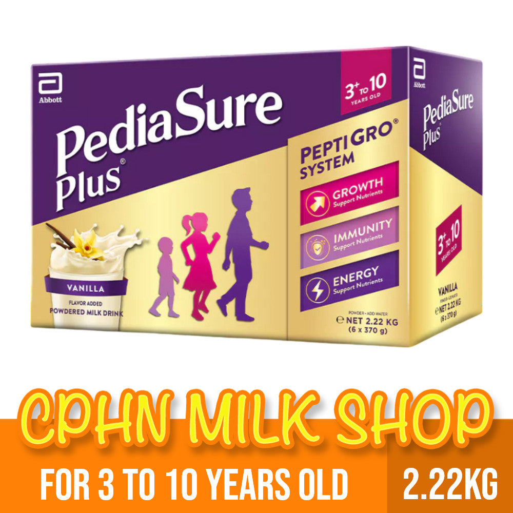 Pediasure Plus Vanilla 2.22kg for Children Above 3 Years Old