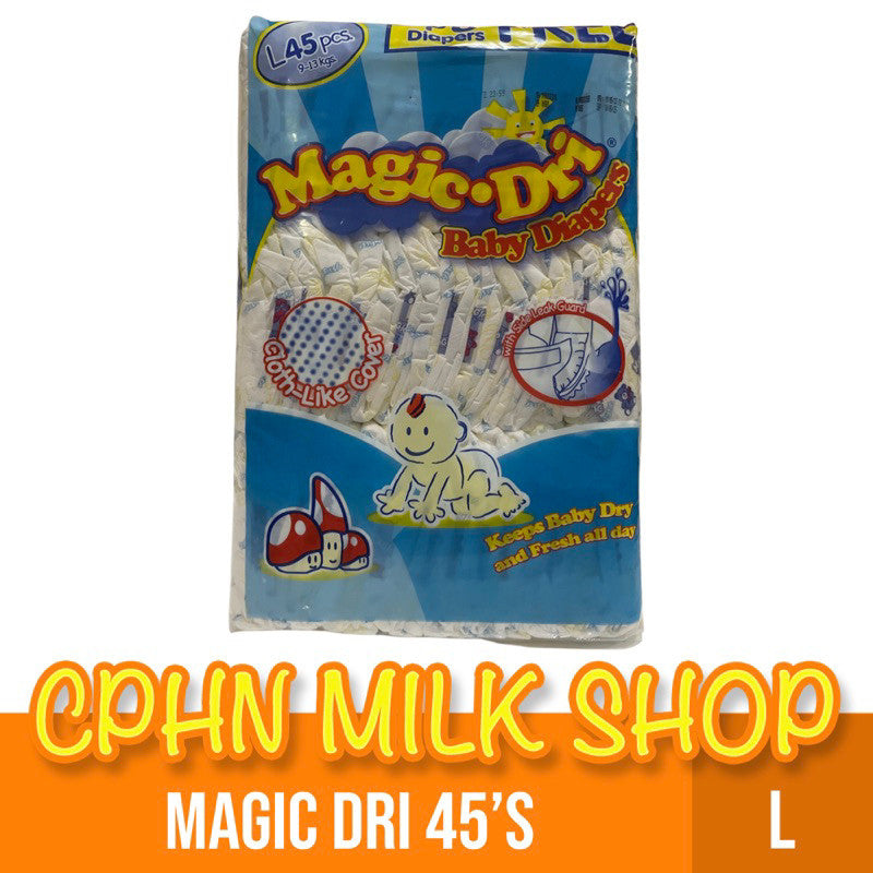 Magic Dri 45's (Variations) XXL | XL | L | M | S Tape Baby Diaper