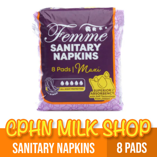 Femme Sanitary Napkins Maxi 8 Pads