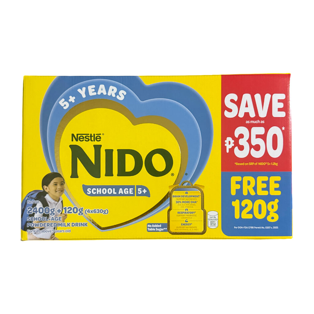 NIDO 5+ 2.4kg For Children Above 5 Years Old Powdered Milk Drink