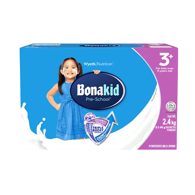 BONAKID PRE-SCHOOL 3+ Powdered Milk Drink for Children Over 3 Years Old 2.4kg