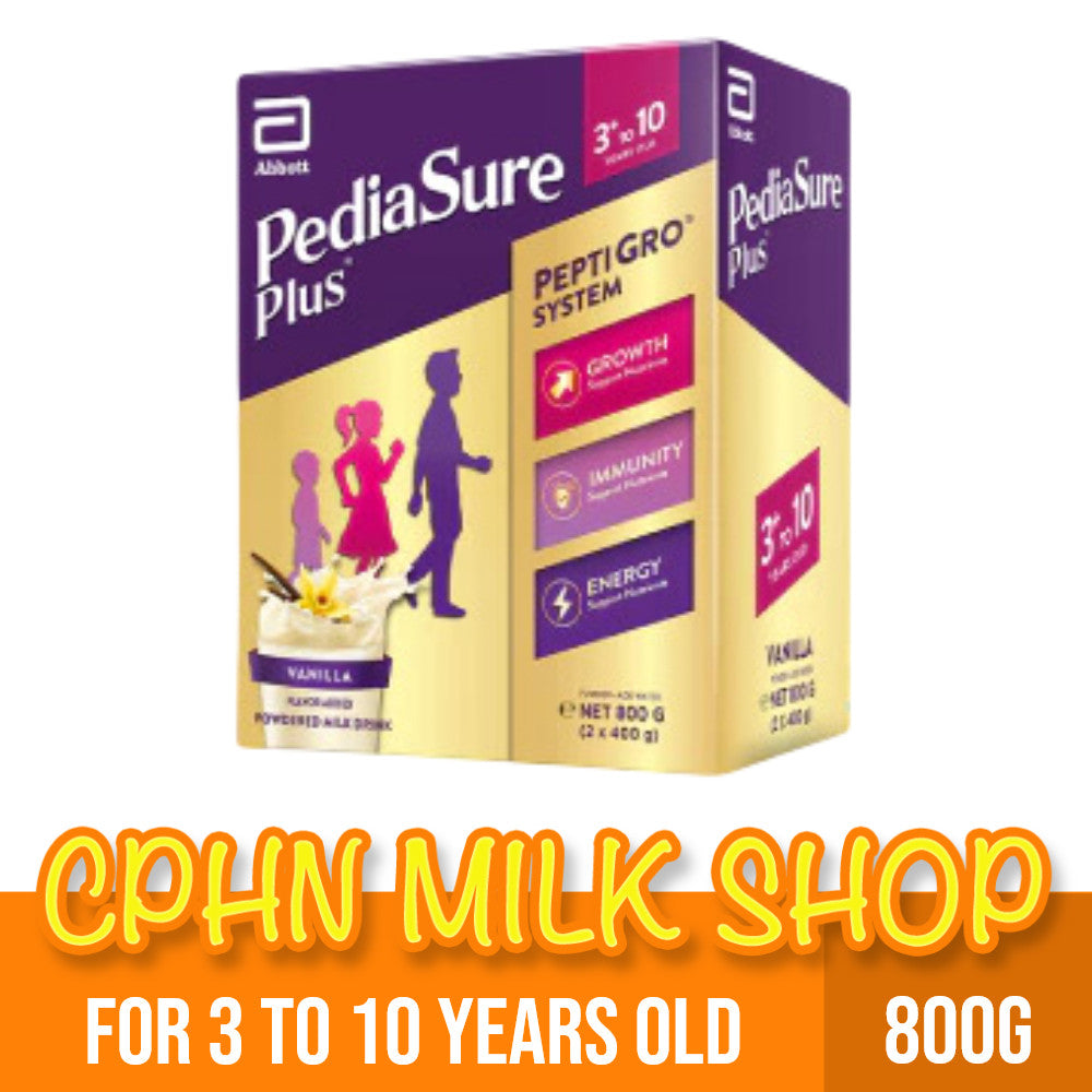 Pediasure Plus Vanilla 800g for Children Above 3 Years Old