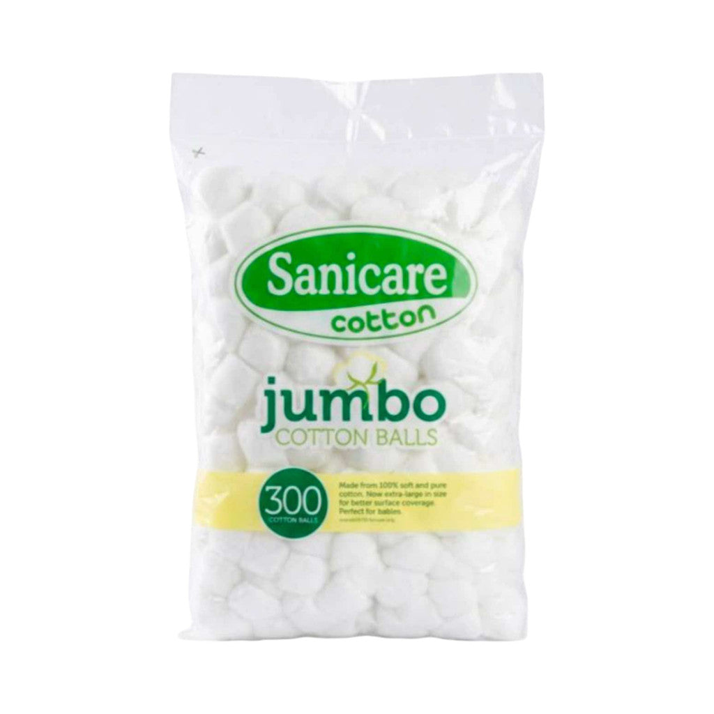 Sanicare Jumbo Cotton Balls 300 Balls