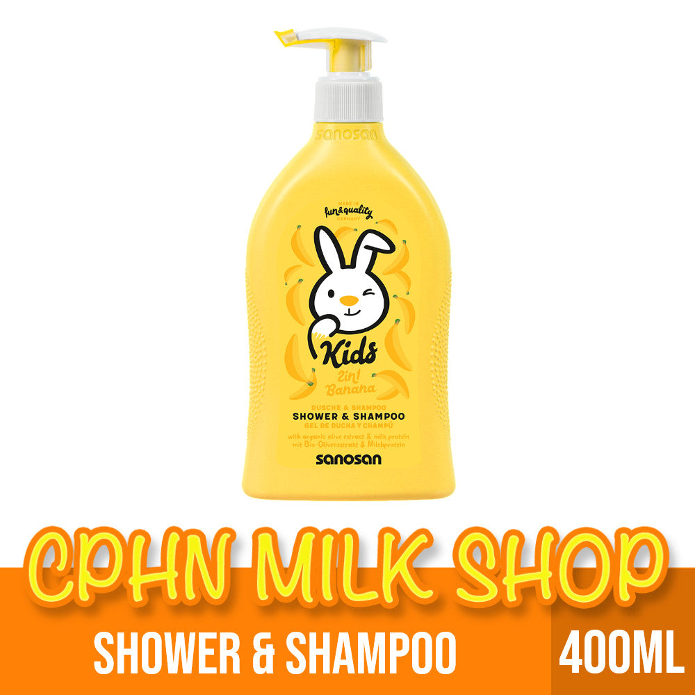 Sanosan Kids Shower & Shampoo Banana 400mL