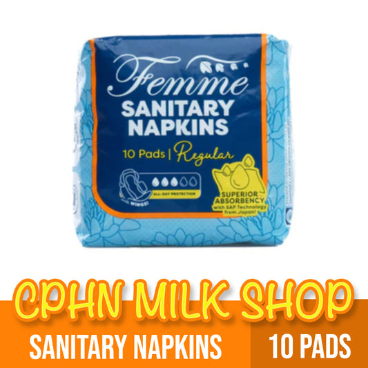Femme Sanitary Napkins Regular 10 Pads