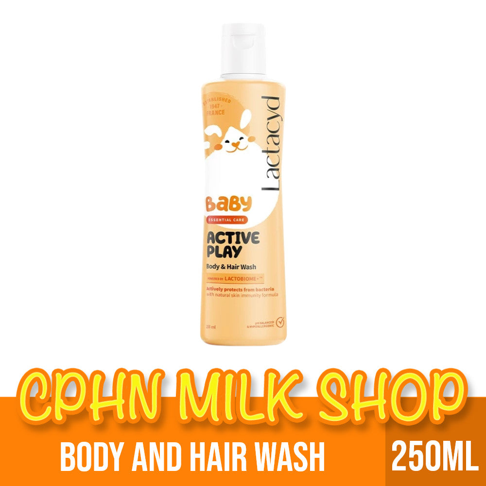Lactacyd Baby Active Play Body and Hair Wash 250mL