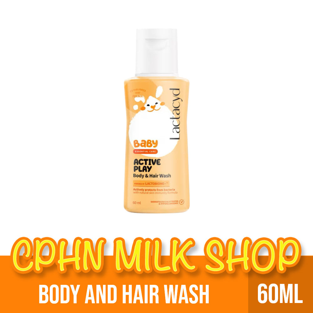 Lactacyd Baby Active Play Body and Hair Wash 60mL