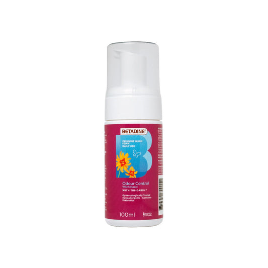 BETADINE Feminine Wash Foam Odour Control Witch Hazel 100mL