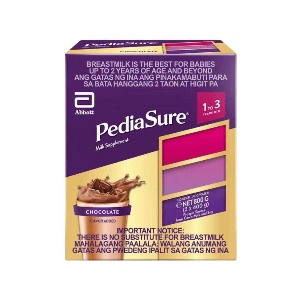 Pediasure Chocolate 800g for 1-3 Years Old Milk Supplement