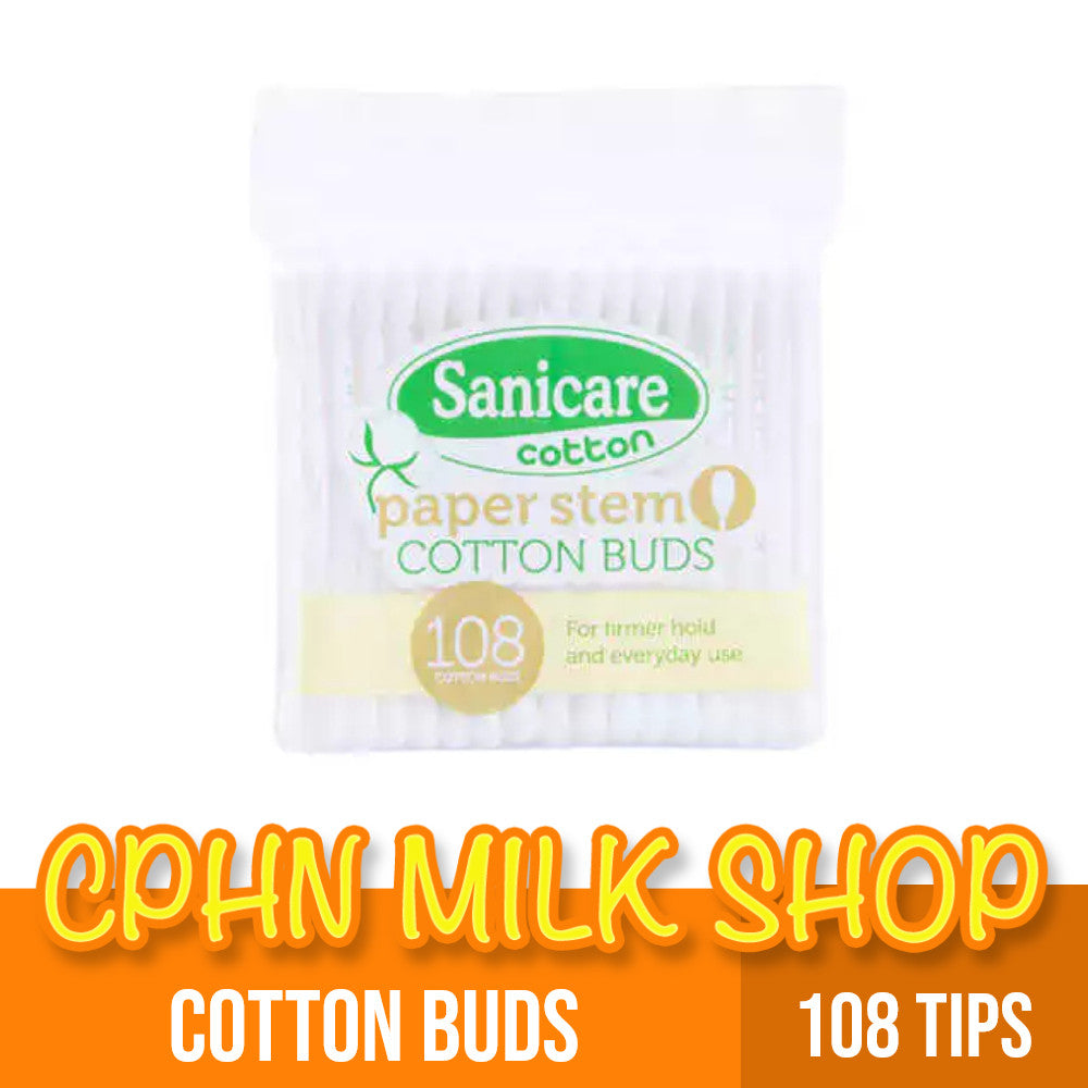 Sanicare Paper Stem Cotton Buds 108 Tips
