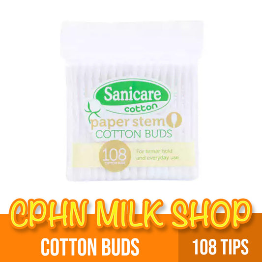 Sanicare Paper Stem Cotton Buds 108 Tips