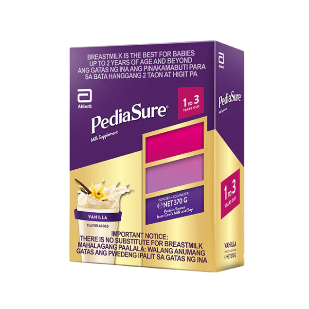 Pediasure Vanilla 370g for 1-3 Years Old Milk Supplement
