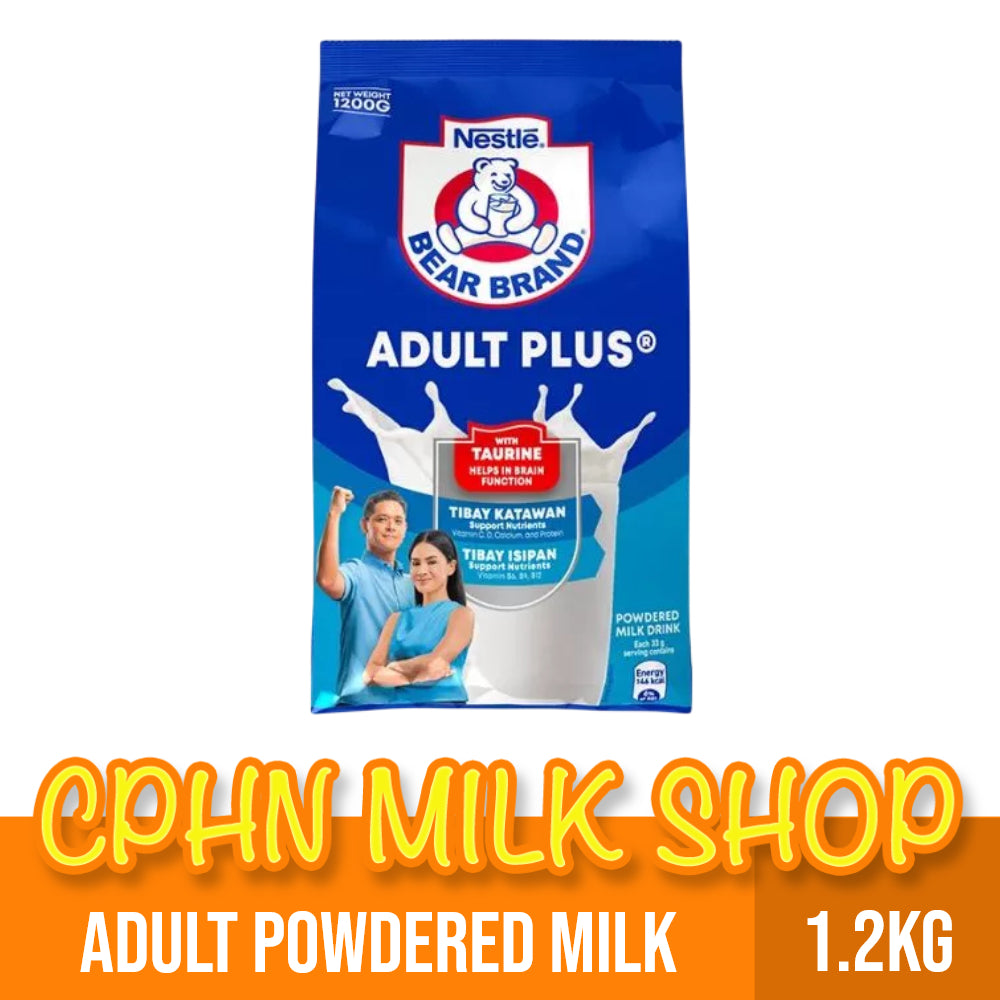 Bear Brand Adult Plus 1.2kg Adult Powdered Milk Drink