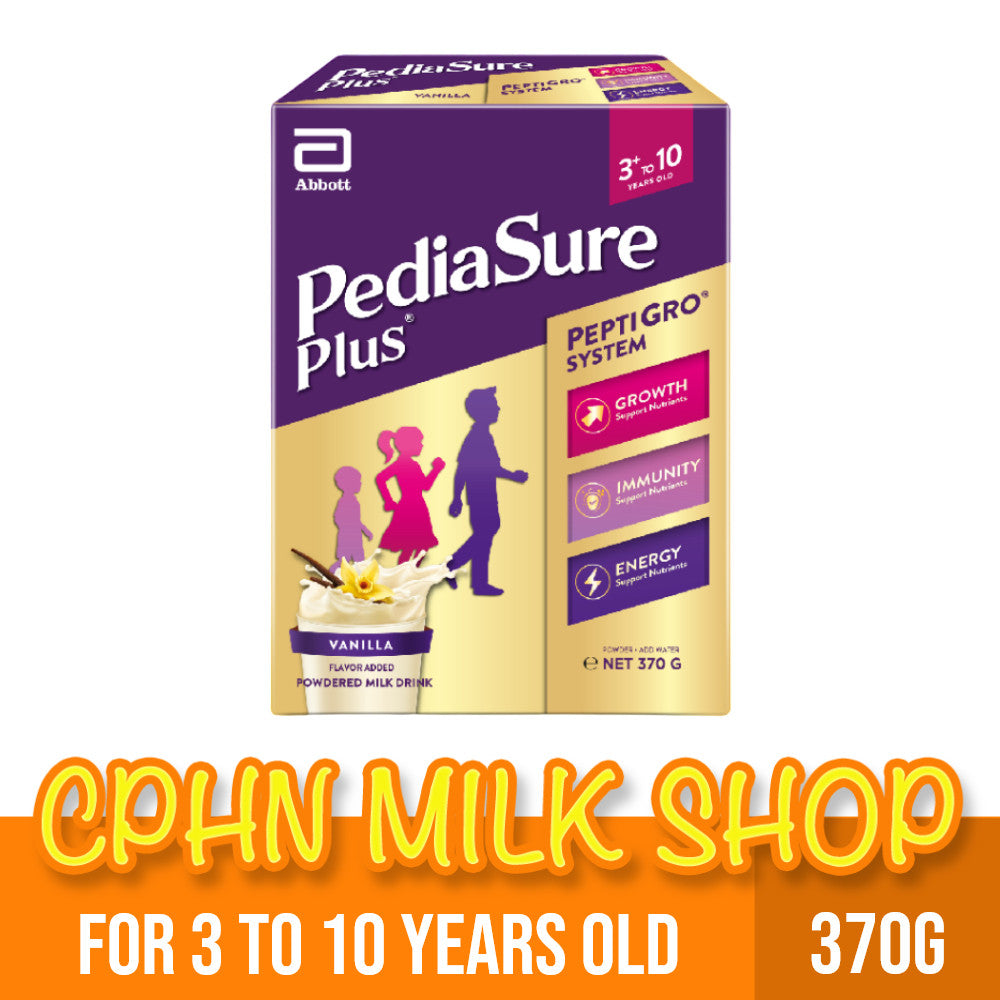 Pediasure Plus Vanilla 370g for Children Above 3 Years Old