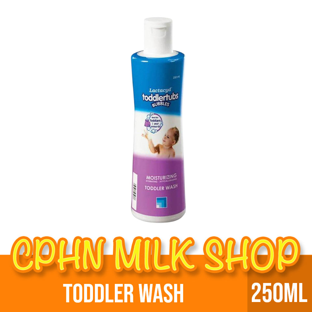 Lactacyd Toddlertubs Bubbles Moisturizing Toddler Wash 250mL