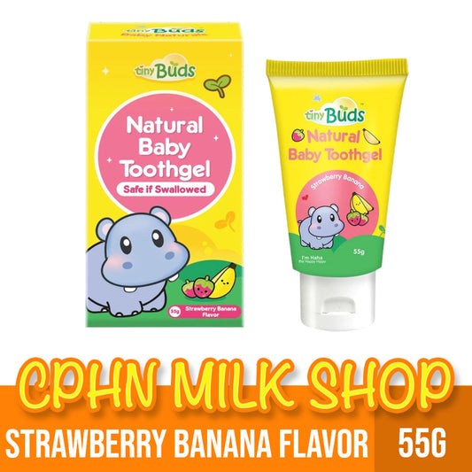 TinyBuds Natural Baby Toothgel Strawberry Banana 55g