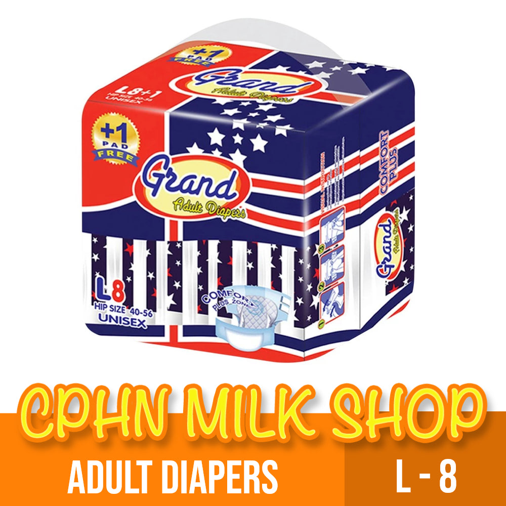 Grand Adult Diapers Large 8