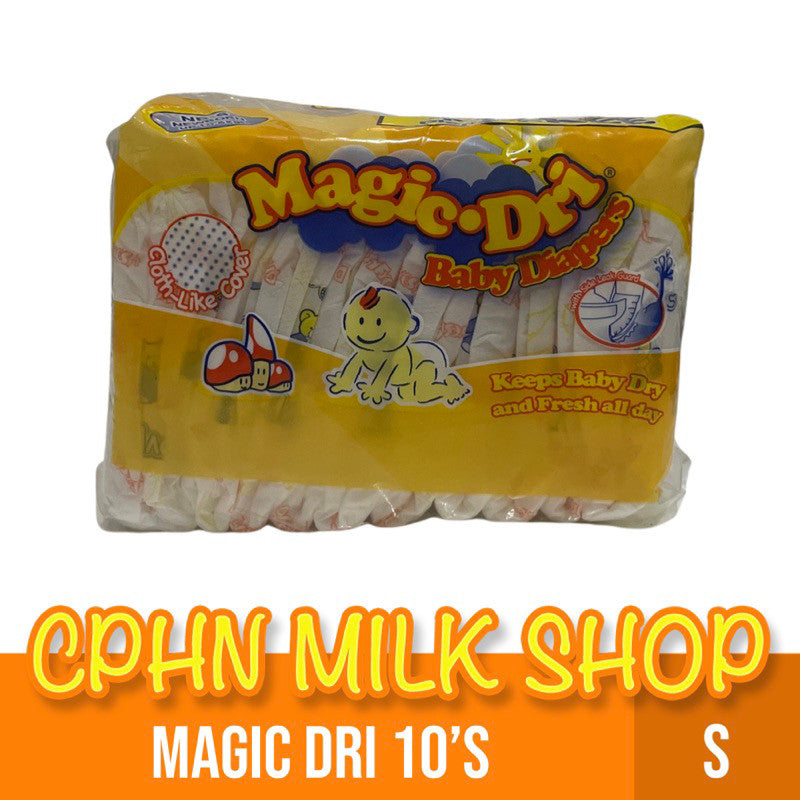 Magic Dri 10's (Variations) XXL | XL | L | M | NB-S Tape Baby Diaper