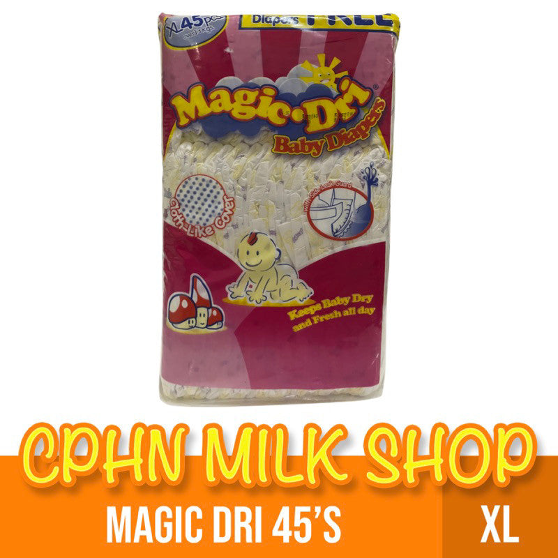 Magic Dri 45's (Variations) XXL | XL | L | M | S Tape Baby Diaper