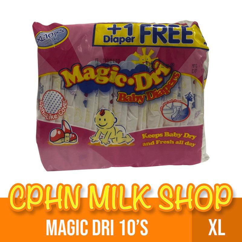 Magic Dri 10's (Variations) XXL | XL | L | M | NB-S Tape Baby Diaper