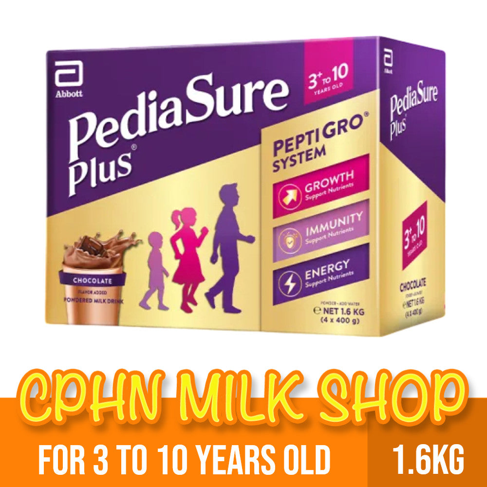 PediaSure Plus Choco 1.6kg for Children Above 3 Years Old