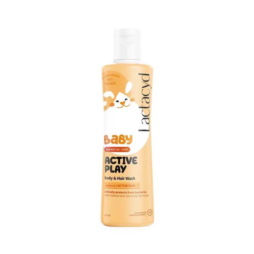 Lactacyd Baby Active Play Body and Hair Wash 250mL