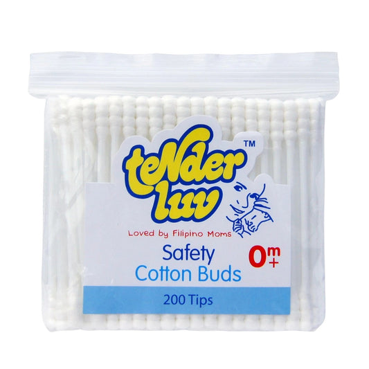 Tender Luv Safety Cotton Buds in Zip Bag 200 Tips