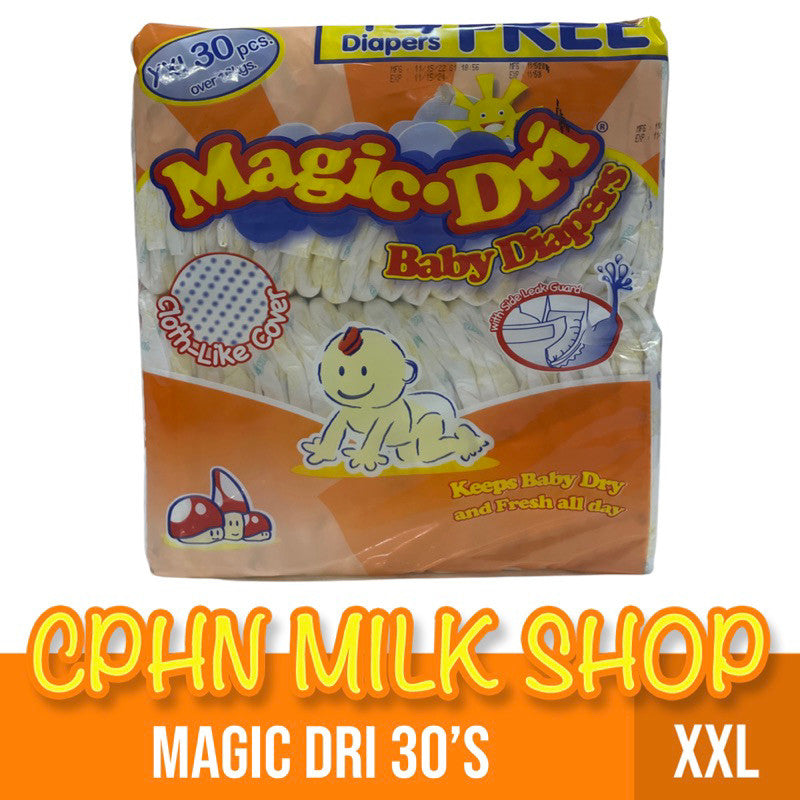 Magic Dri 30's (Variations) XXL | XL | L | M | NB-S Tape Baby Diaper