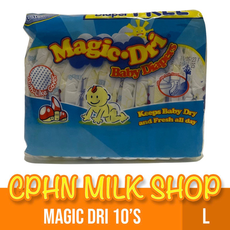 Magic Dri 10's (Variations) XXL | XL | L | M | NB-S Tape Baby Diaper