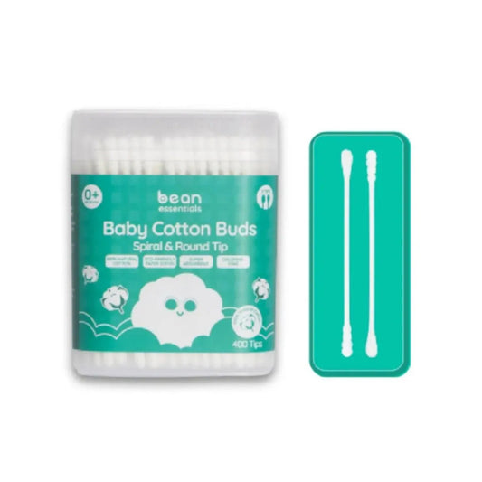 bean Baby Cotton Buds 400 Tips - Spiral & Round Tip