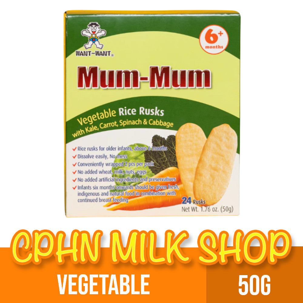 Mum Mum Vegetable Rice Rusks 50g
