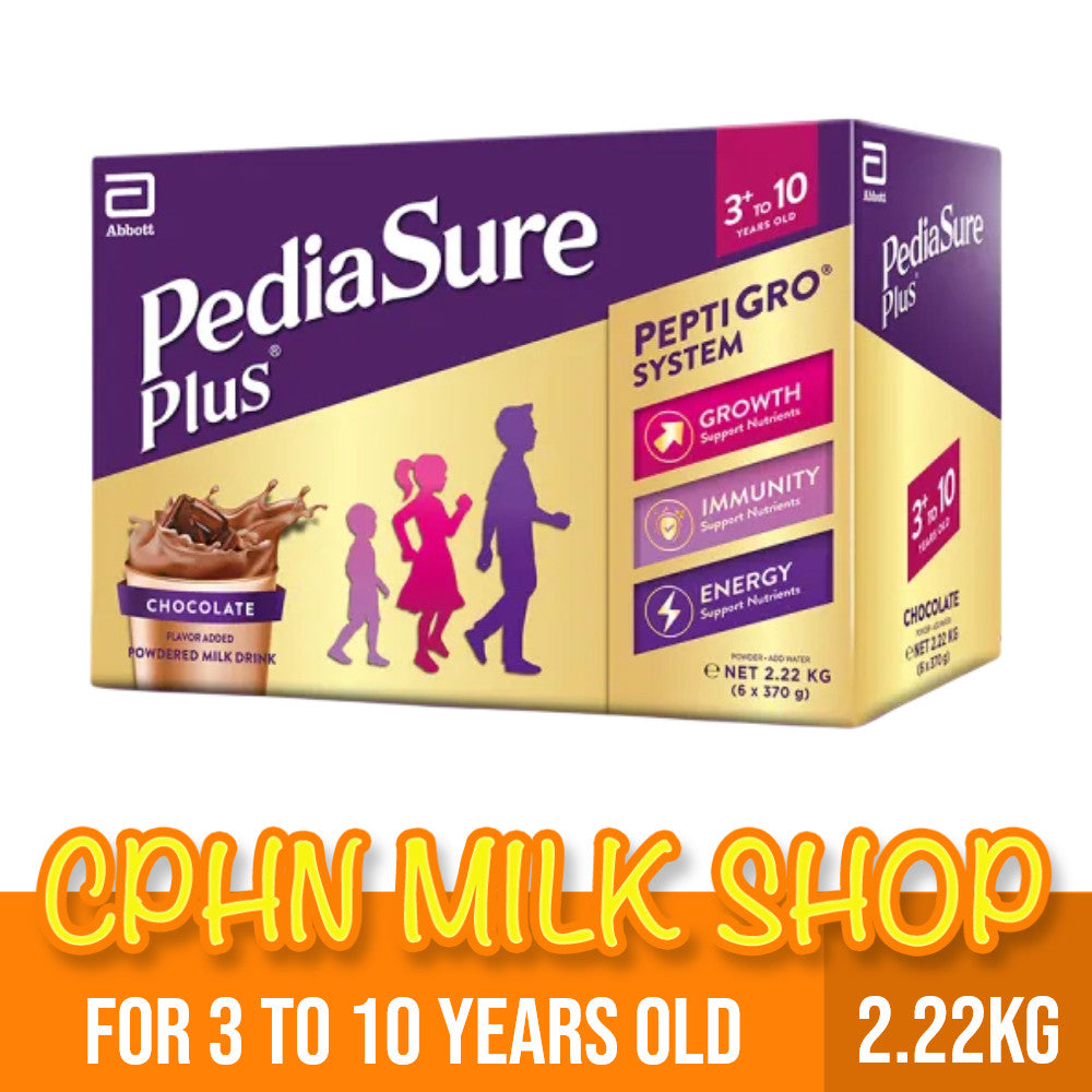 PediaSure Plus Choco 2.22kg for Children Above 3 Years Old