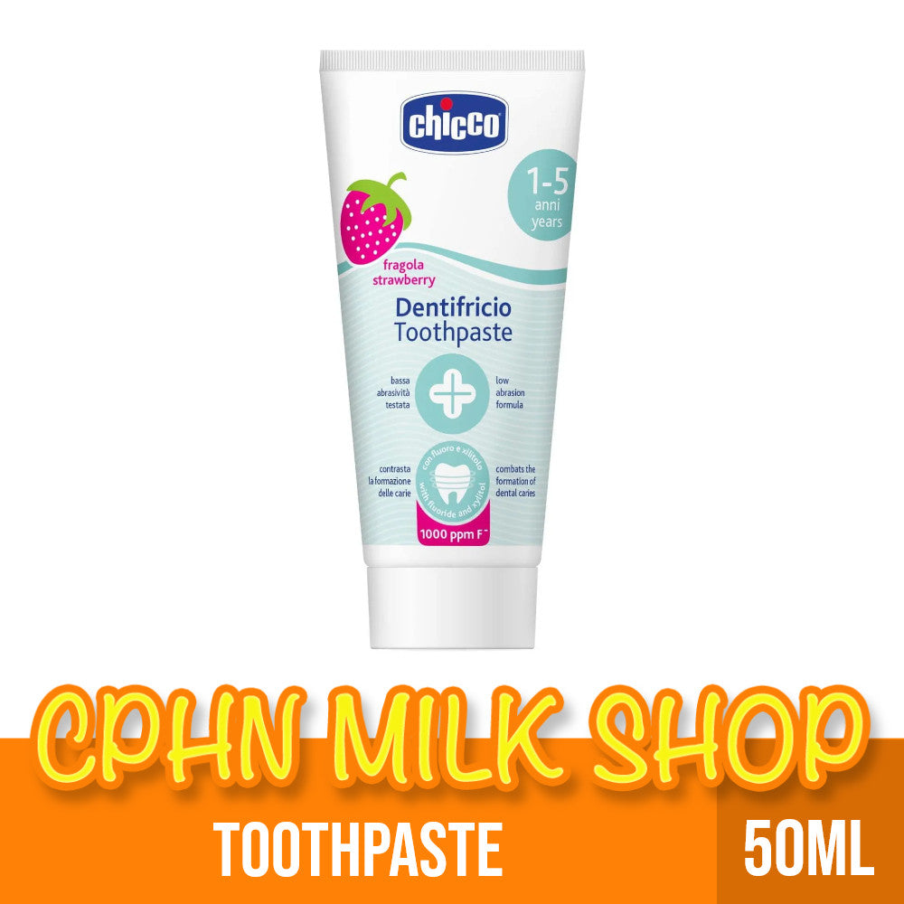 Chicco Toothpaste Strawberry 50mL for 1-5 years old