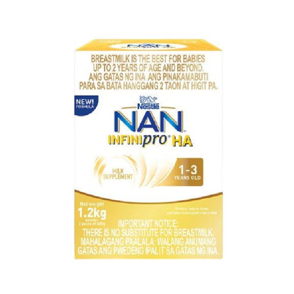 NAN InfiniPro HA Three 1.2kg for 1-3 Years Old Milk Supplement