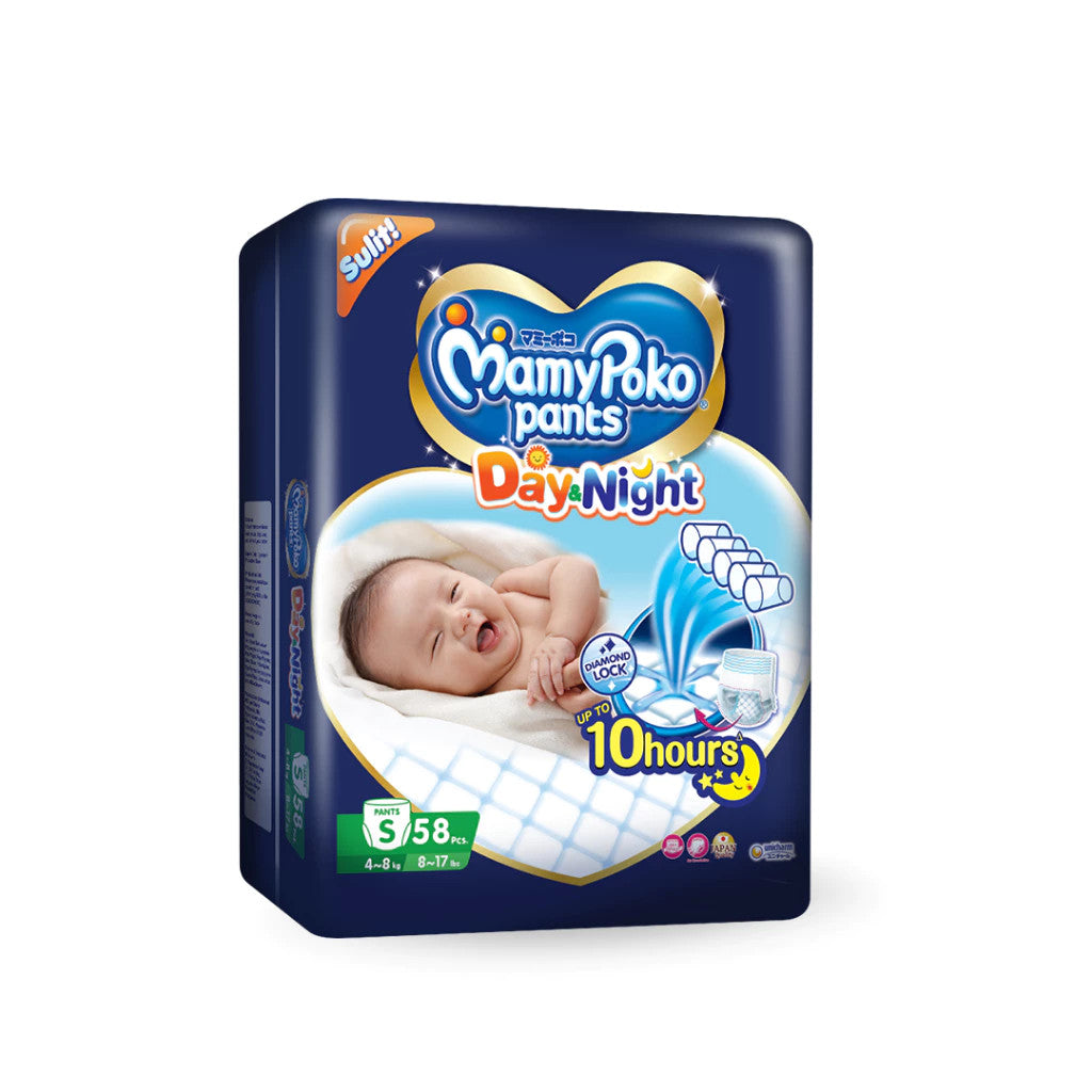 MamyPoko Day and Night Small 58 - Pants Baby Diapers