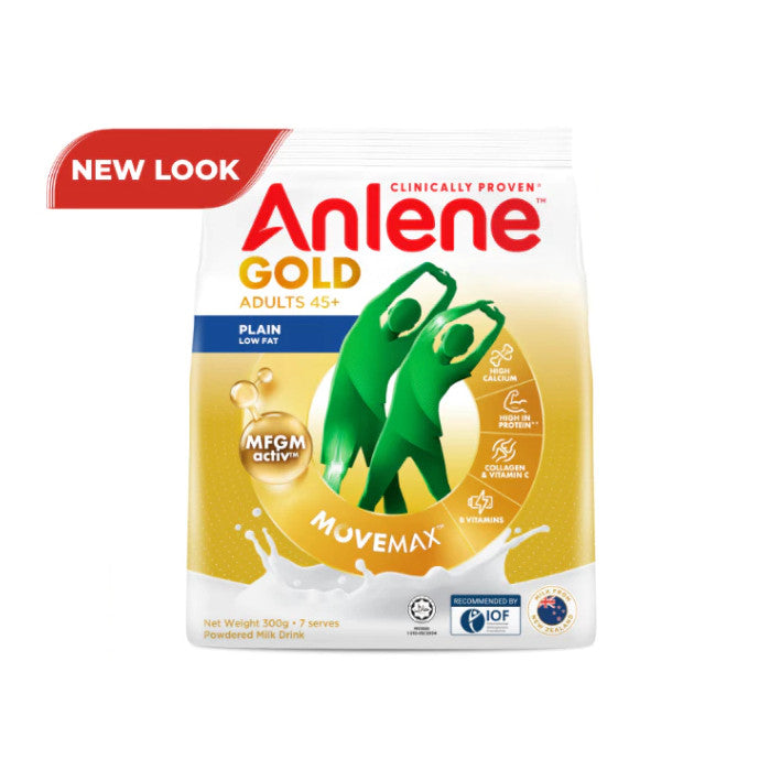 Anlene Gold Movemax Plain 300g Adult Milk Powder