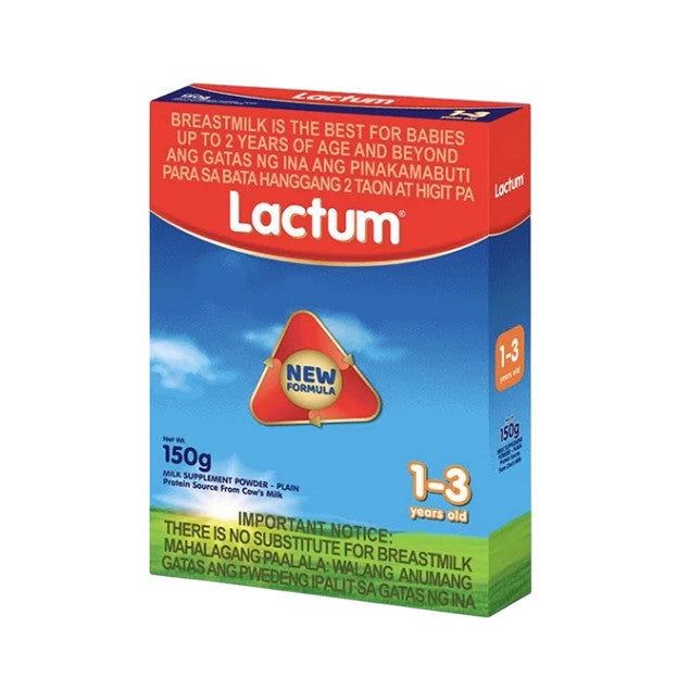 Lactum for 1-3 Years Old 150g Plain Milk Supplement