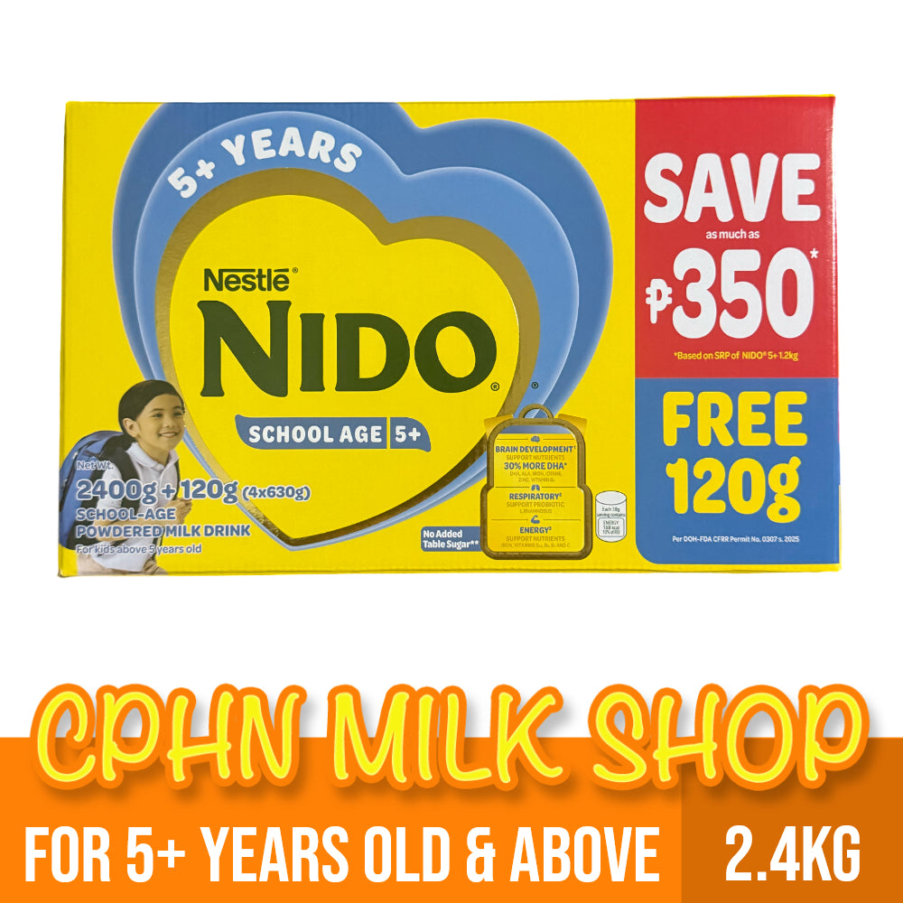 NIDO 5+ 2.4kg For Children Above 5 Years Old Powdered Milk Drink