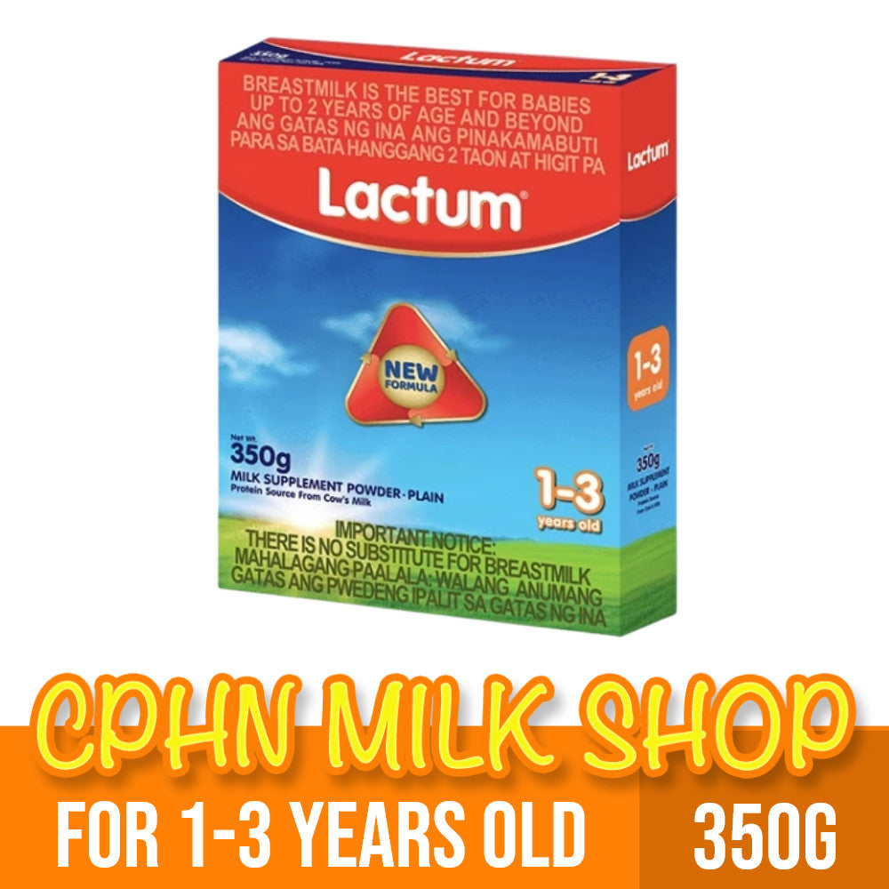 Lactum for 1-3 Years Old 350g Plain Milk Supplement