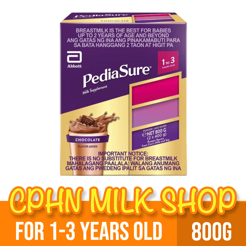 Pediasure Chocolate 800g for 1-3 Years Old Milk Supplement