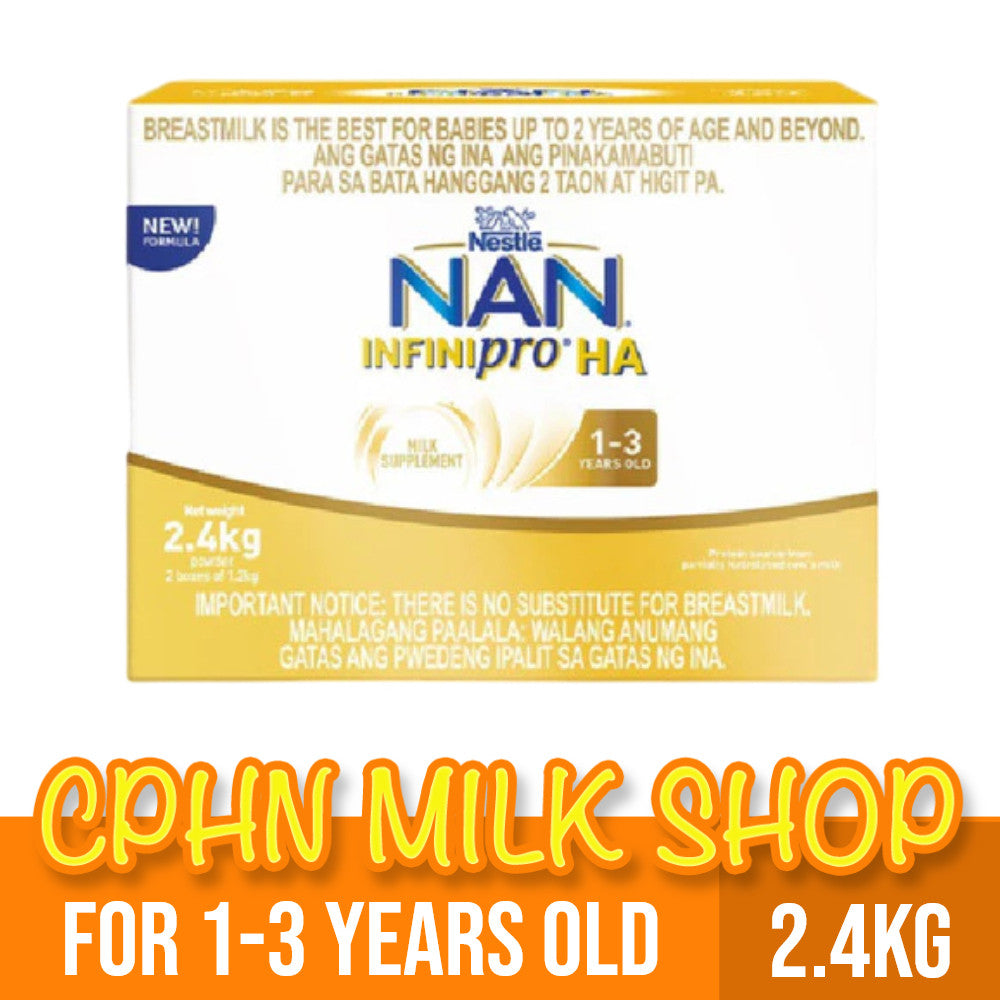 NAN INFINIPRO HA Three 2.4kg for 1-3 Years Old Milk Supplement