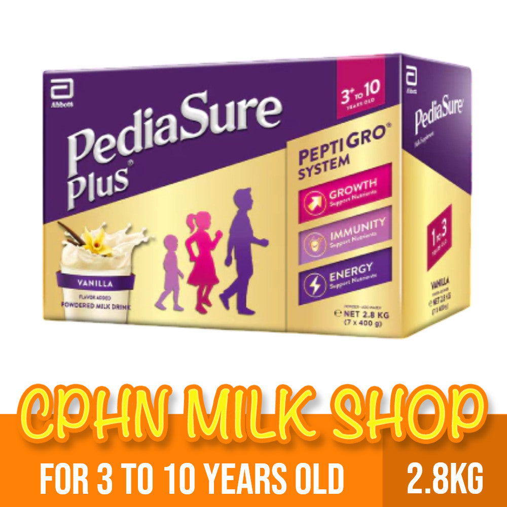 Pediasure Plus Vanilla 2.8kg for Kids Above 3 Years Old