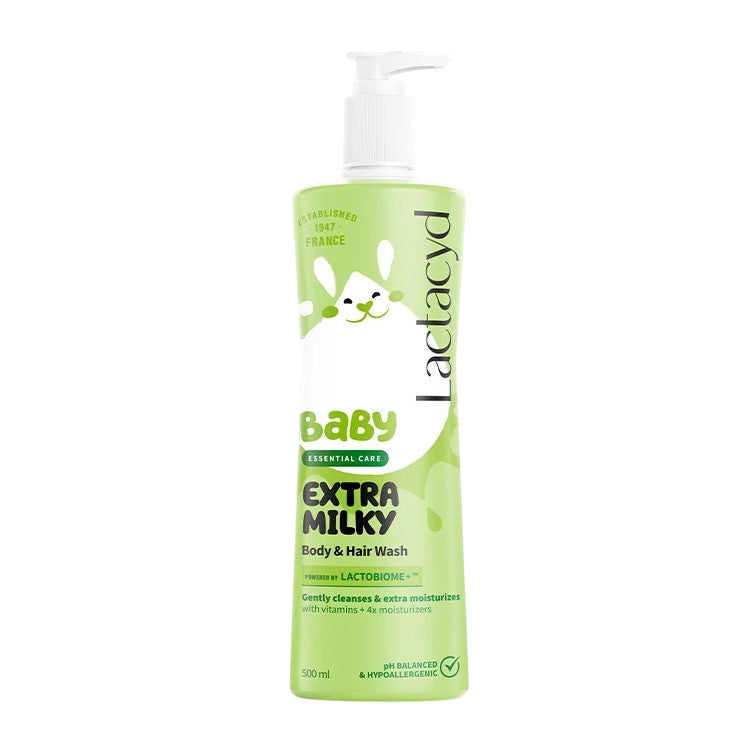Lactacyd Baby Extra Milky Body and Hair Wash 500mL