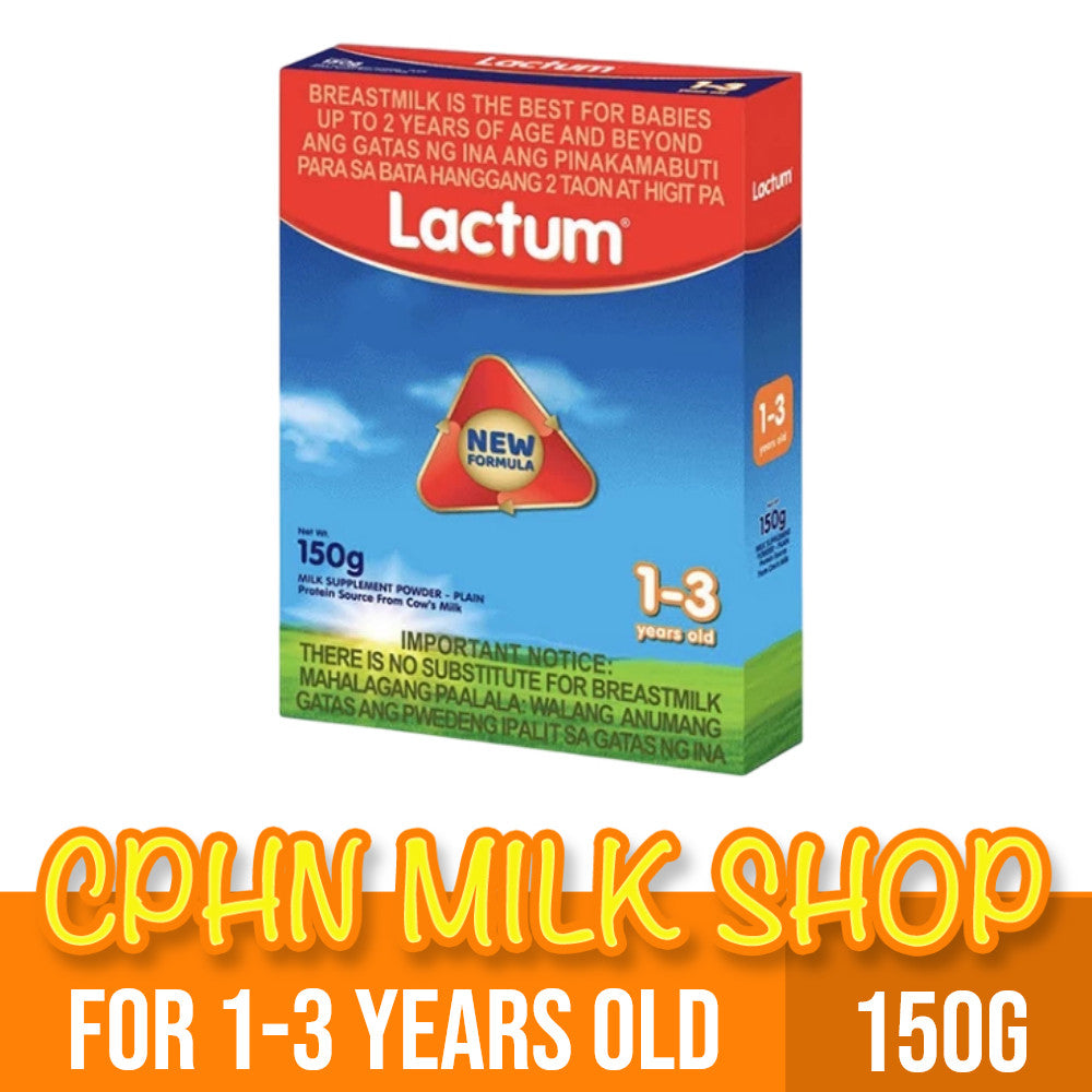 Lactum for 1-3 Years Old 150g Plain Milk Supplement