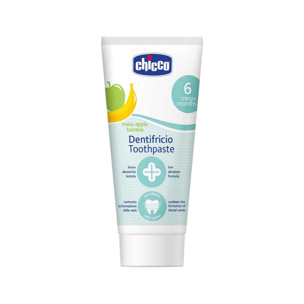 Chicco Toothpaste Apple Banana 50mL for 6-24 months old